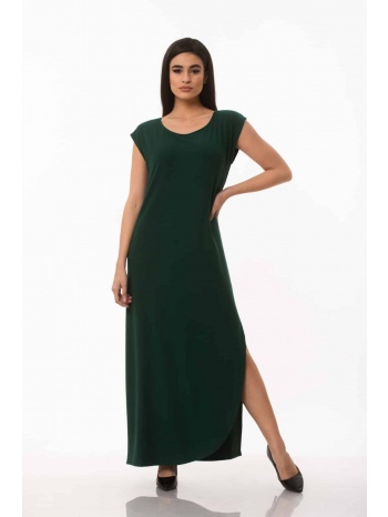 φορεμα μακρυ ριπ πρασινο πράσινο
