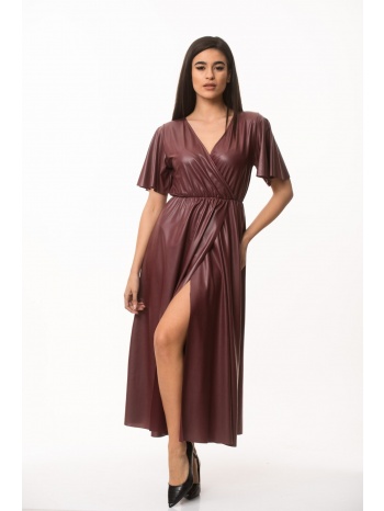 φορεμα κρουαζε μπορντό σε προσφορά