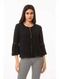 μπλουζα ζορζετα με βολαν ...