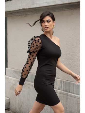 φορεμα ενα μανικι μαύρο σε προσφορά