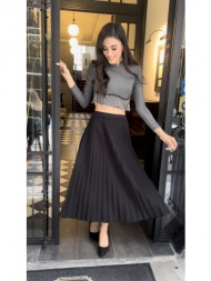 φουστα μακρια με πιετες ...