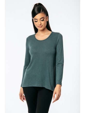 μπλουζα με λαιμοκοψη πετρόλ σε προσφορά