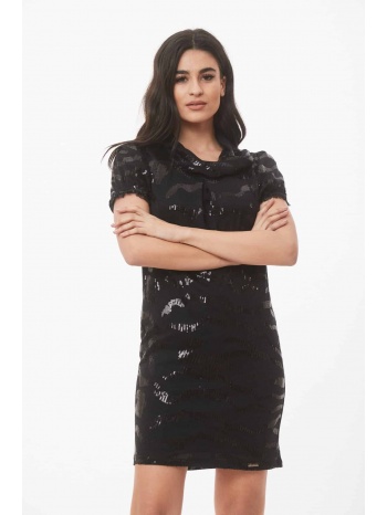 φορεμα πλεκτο με παγιετα mαύρο σε προσφορά