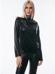 μπλουζα ντραπε μαύρο