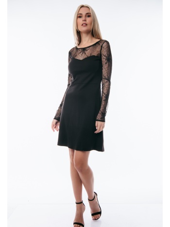 φορεμα κοντο με δαντελα μαύρο σε προσφορά