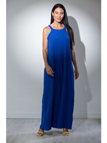 φορμα ολοσωμη amanikh με δεσιμο στην πλατη μπλε ρουά σε προσφορά