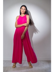 φορμα ολοσωμη amanikh με δεσιμο στην πλατη φούξια