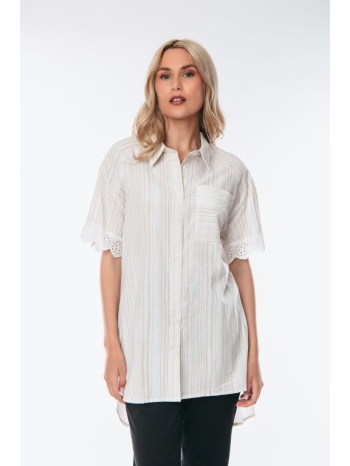 πουκαμισο με ριγες άσπρο σε προσφορά