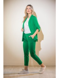 σακακι με γυριστο μανικι πράσινο