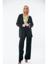 σακακι με επενδυση στο μανικι μαύρο