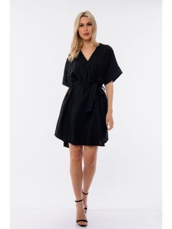 φορεμα βε με ζωνη μαύρο σε προσφορά