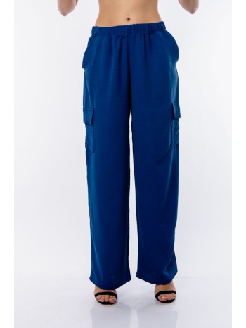 παντελονα με τσεπες στο πλαι μπλε ρουά σε προσφορά