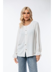 πουκαμισο με χρυσα κουμπια άσπρο