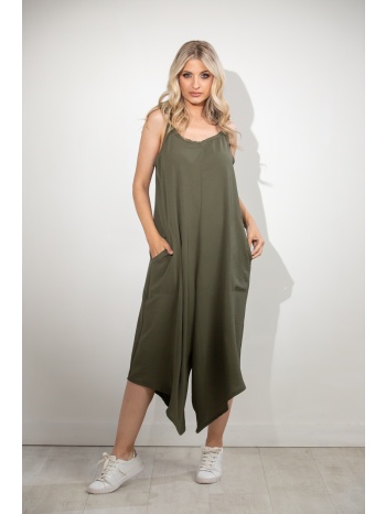 φορμα καπρι με τσεπες χάκι σε προσφορά