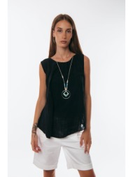 μπλουζα αμανικη με κολιε ...