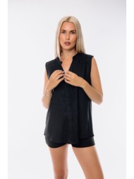 μπλουζα αμανικη μαύρο