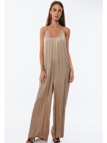 φορμα ολοσωμη με τιραντα μπεζ σε προσφορά