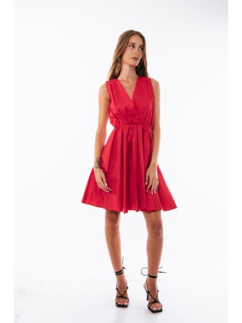φορεμα κρουαζε κοντο κόκκινο σε προσφορά