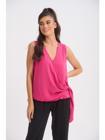 μπλουζα αμανικη κρουαζε φούξια σε προσφορά