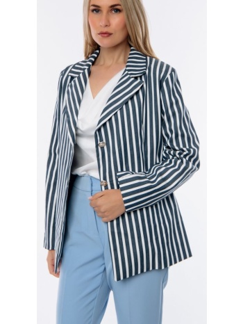 σακακι καπαρτινε ριγε μπλε σε προσφορά