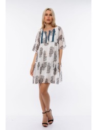 φορεμα boho ασπρο άσπρο