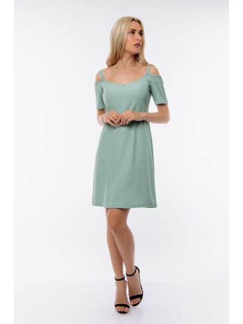 φορεμα γκοφρε βε με τιραντα μαύρο σε προσφορά