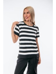 μπλουζα λαιμοκοψη ριγε ...