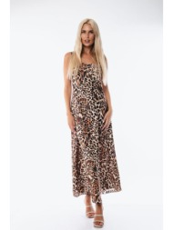 φορεμα λεοπαρ με τιραντα ...