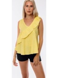 μπλουζα αμανικη με βολαν ...