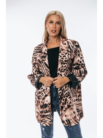 σακακι λεοπαρ μαύρο σε προσφορά