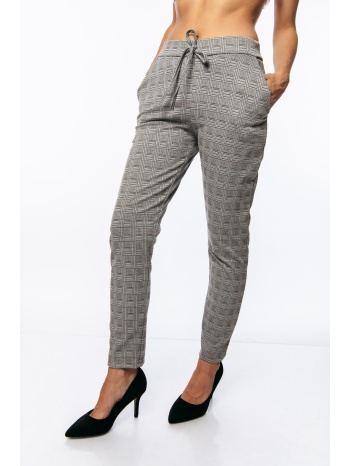 παντελονι κολαν lurex καρο γκρι σε προσφορά