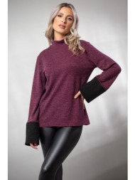 μπλουζα διχρωμη με ...