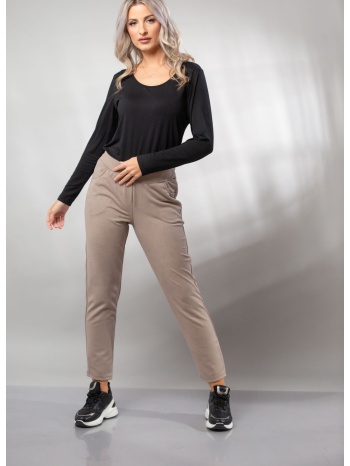 παντελονι με τσεπες σε ισια γραμμη μπεζ σε προσφορά