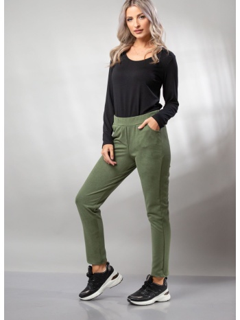 παντελονι με τσεπες σε ισια γραμμη πράσινο σε προσφορά