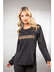 μπλουζα λαιμοκοψη με ...