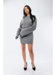 φορεμα konto lurex ασημί