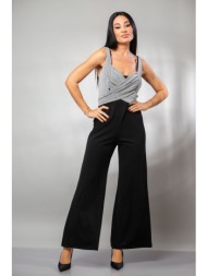 φορμα ολοσωμη με lurex τιραντες και ζωνη ασημί