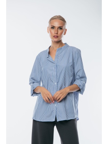 πουκαμισo ριγε μπλε σε προσφορά