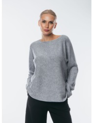 μπλουζα πλεκτη γκρι γκρι