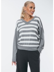 μπλουζα ριγε με βε μπεζ