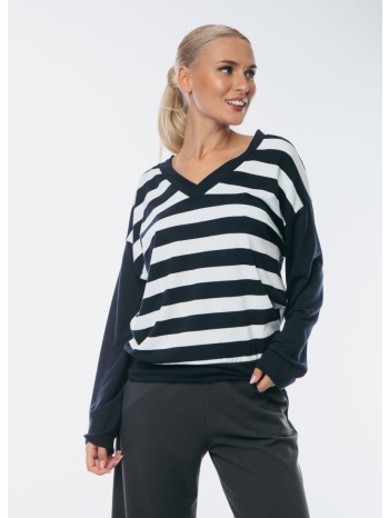 μπλουζα ριγε με βε μπλε σε προσφορά