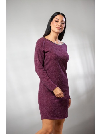 φορεμα με δεσιμο και ανοιγμα στην πλατη μπορντό σε προσφορά