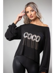 μπλουζα με σταμπα coco ...