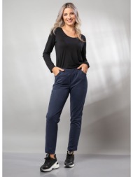 παντελονι με τσεπες σε ισια γραμμη μπλε