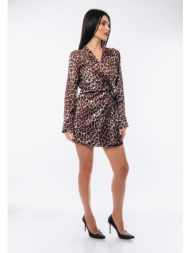 φορεμα κρουαζε με ζωνη ...