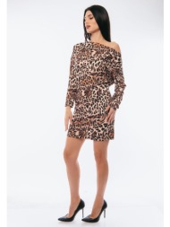 φορεμα λεοπαρ με εξω ...