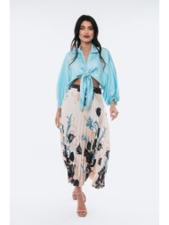 μπλουζα σατεν με δεσιμο ...