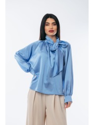 μπλουζα σατεν με δεσιμο ...