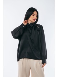 μπλουζα σατεν με δεσιμο ...