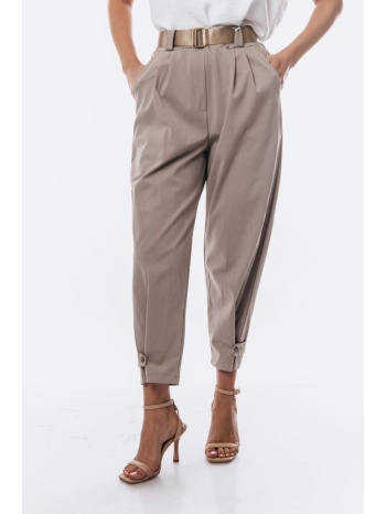 παντελονα με ζωνη μπεζ σε προσφορά
